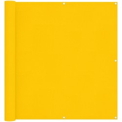 Écran de balcon Jaune 110 x 500 cm Tissu Oxford 640636640636