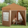 Tente de fête pop-up 195 x 195 x 245 cm Beige Tissu Oxford 640640640640