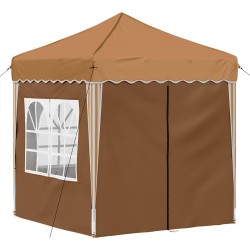 Tente de fête pop-up 195 x 195 x 245 cm Beige Tissu Oxford 640640640640