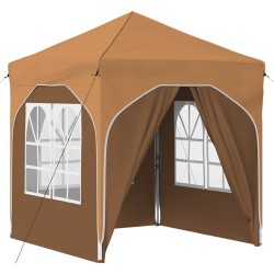 Tente de fête pop-up 192 x 192 x 245 cm Beige 640646640646