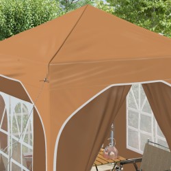 Tente de fête pop-up 192 x 192 x 245 cm Beige 640646640646