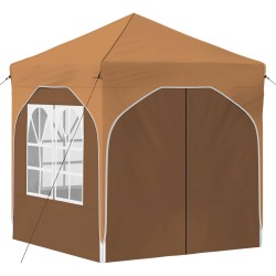 Tente de fête pop-up 192 x 192 x 245 cm Beige 640646640646