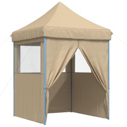 Tente de fête Beige 200 x 200 x 306 cm Tissu Oxford 640647640647