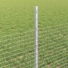 Clôture en fil soudé avec poteaux 10 x 0,5 m Acier galvanisé 640657640657