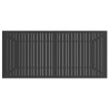Table de jardin Anthracite 190x80x72 cm Acier 640658640658