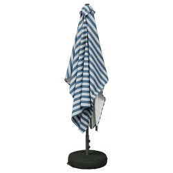 Parasol de jardin avec base 200 x 300 cm Polyester 640659640659