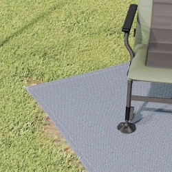 Tapis de tente Bleu et gris 200 x 200 cm Polyéthylène 640661640661