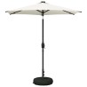 Parasol de jardin avec lumières LED et base 230 x 230 cm 640662640662