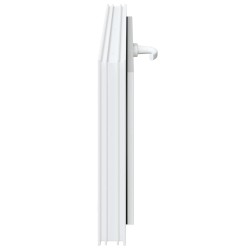 Fenêtre de sous-sol RISOR 100 x 40 cm PVC et verre Blanc 640676640676
