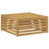 Table de jardin Bois d'Acacia Massif Blanc 79 x 79 x 37 cm 640684640684