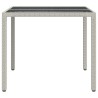 Table de Jardin Blanc 90 x 90 x 75 cm polyrotin 640699640699