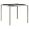 Table de Jardin Blanc 90 x 90 x 75 cm polyrotin 640699640699