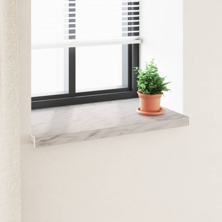 Appui de fenêtre Texture marbre 80 x 50 x 4,5 cm PVC 640716640716