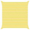Voile d'ombre Jaune et blanc 3,6 x 3,6 m 100 % polyester Oxford 640719640719