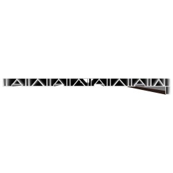 Appui de fenêtre Bois marron 140 x 45 x 4,5 cm PVC 640731640731