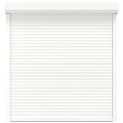 Store Roulant Blanc 140 x 150 cm Aluminium et Polyuréthane 640742640742