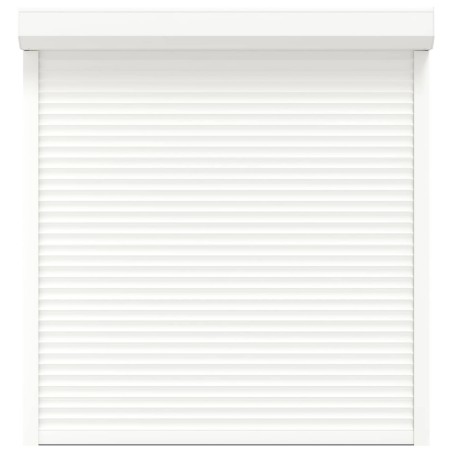 Store Roulant Blanc 140 x 150 cm Aluminium et Polyuréthane 640742640742