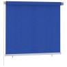 Store roulant d'extérieur 165 (l) x 140 (H) cm bleu HDPE 640750640750