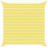 Voile d'ombre Jaune et blanc 4 x 4 m 100 % polyester Oxford 640763640763