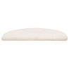 Tapis d'escalier auto-adhésifs 15 pcs Blanc 80 x 24,5 x 3,5 cm 640770640770