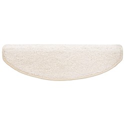 Tapis d'escalier auto-adhésifs 15 pcs Blanc 80 x 24,5 x 3,5 cm 640770640770