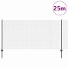 Clôture en fil soudé avec poteaux 25 x 1,2 m Gris Maille 640772640772