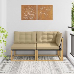 Unité de canapé sectionnel Blanc 162,5 x 83 x 73 cm 640782640782