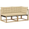 Unité de canapé sectionnel Blanc 162,5 x 83 x 73 cm 640782640782