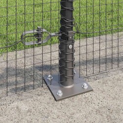 Clôture en fil soudé avec base en béton 25 x 0,6 m Gris Maille 640794640794