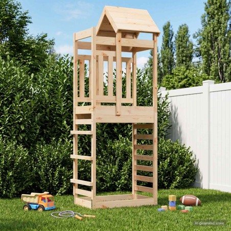 Tour de jeu Marron 52,5 x 85 x 238 cm Pin massif 640798640798