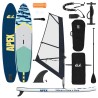 Planche SUP Gonflable avec Voile APEX 330 x 76 x 15 cm Bleu 640804640804