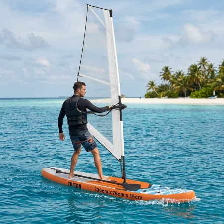 Planche SUP Gonflable avec Voile TRITON 330 x 76 x 15 cm Bleu 640805640805