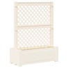 Grand pot avec trellis Blanc 99,5 x 43 x 133,5 PP 640813640813