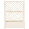 Grand pot avec trellis Blanc 99,5 x 43 x 133,5 PP 640813640813