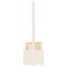 Grand pot avec trellis Blanc 99,5 x 43 x 133,5 PP 640813640813