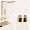 Grand pot avec trellis Blanc 99,5 x 43 x 133,5 PP 640813640813