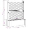 Grand pot avec trellis Blanc 99,5 x 43 x 133,5 PP 640813640813