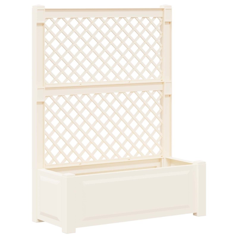 Grand bac avec treille Blanc 99,5 x 43 x 133,5 cm PP 640814640814