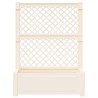 Grand bac avec treille Blanc 99,5 x 43 x 133,5 cm PP 640814640814