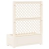 Grand bac avec treille Blanc 99,5 x 43 x 133,5 cm PP 640814640814