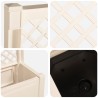 Grand bac avec treille Blanc 99,5 x 43 x 133,5 cm PP 640814640814