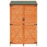Abri de jardin Marron 106 x 56 x 176,5 cm Bois de Sapin Massif 640817640817