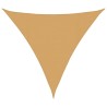 Voile d'ombrage 160 g/m² triangulaire sable 4,5x4,5x4,5 m PEHD 640818640818