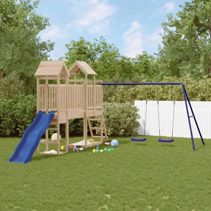 Aire de jeux d'extérieur bois de pin massif 640821640821