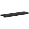 Appui de fenêtre Noir avec grain de bois 100 x 25 x 4,5 cm PVC 640831640831