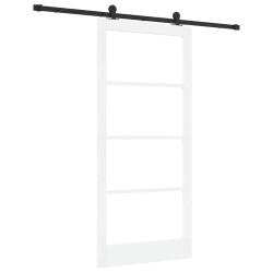 Porte coulissante ORKDAL Blanc et Noir 93 x 202 cm 640837640837