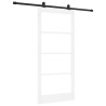 Porte coulissante ORKDAL Blanc et Noir 93 x 202 cm 640837640837