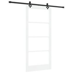 Porte coulissante ORKDAL Blanc et Noir 93 x 202 cm 640839640839