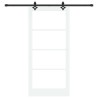 Porte coulissante ORKDAL Blanc et Noir 93 x 202 cm 640839640839