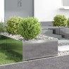 Bordure de Pelouse 4 pcs 60 x 60 x 35 cm Acier Argenté 640849640849